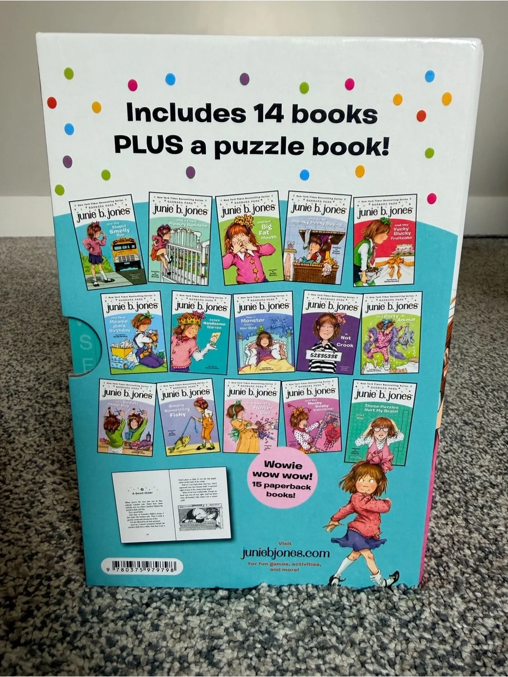 Junie b. Jones by Barbara Park Collection 1 Kids Book Set - books 1-14